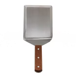Extra Heavy Turner with Cutting Edge, Wooden Handle - Pack of 48