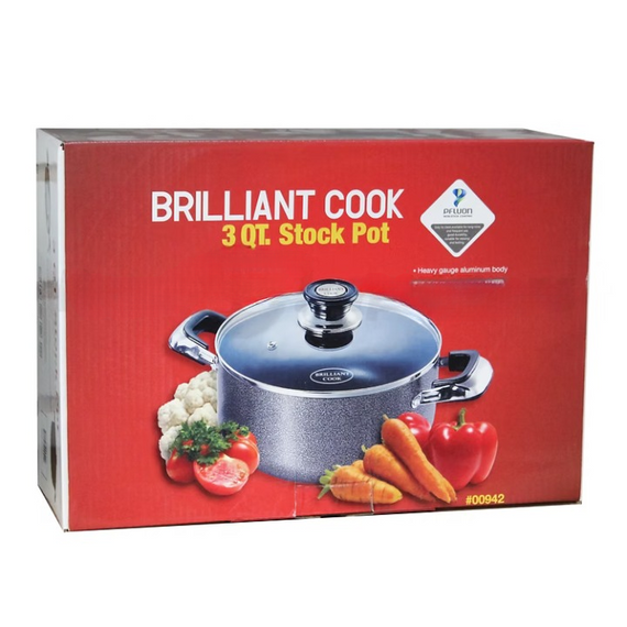 Brilliant Cook 3Qt Stock Pot