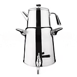 Double Tea Kettle with Spout 1.0L/4.0L – Pack of 6 | Commercial Tea Service