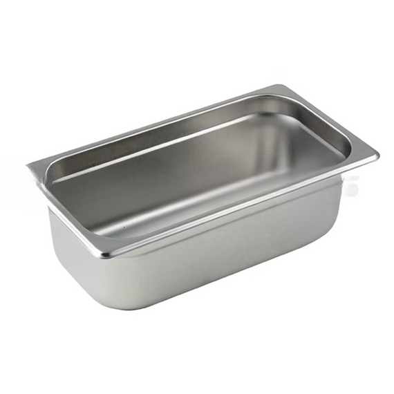 Third Size 4" Deep 24 Gauge Anti Jam Pan