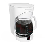 Proctor Silex 12 Cup Coffeemaker, White - Pack of 2