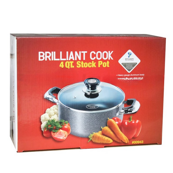 Brilliant Cook 4Qt Stock Pot