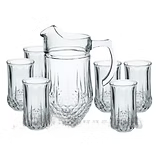 Ronnelli 7Pc. Glass & Pitcher Set - Pack of 6