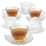 Ronneli 12 Pc. Tuscany Tea Set - Pack of 8