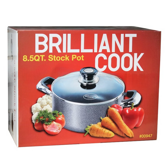 Brilliant Cook 8.5Qt Stock Pot