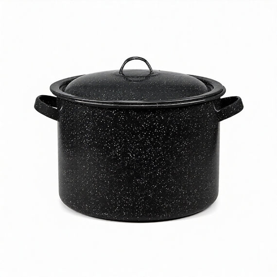 Granite Ware - 7.5Qt Stew Pot Black