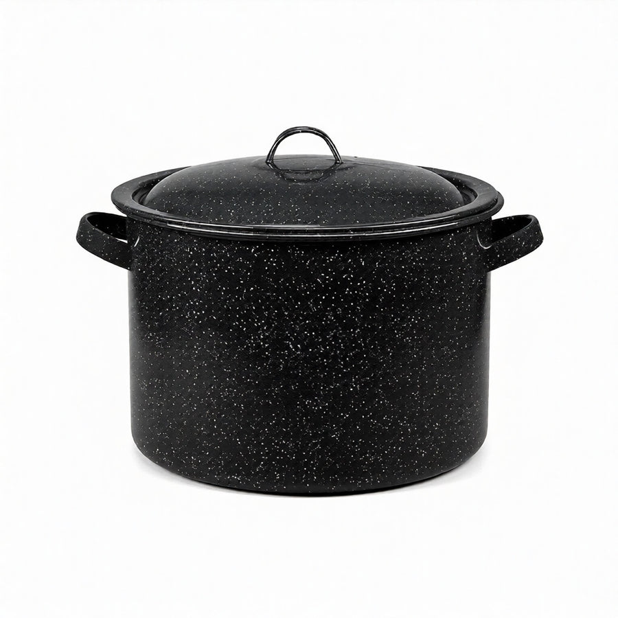 Granite Ware - 7.5Qt Stew Pot Black