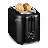 Proctor Silex Wide-Slot 2 Slice Toaster, Black - pack of 2
