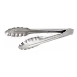 12" Stainless Steel Utility Tongs, Medium Weight