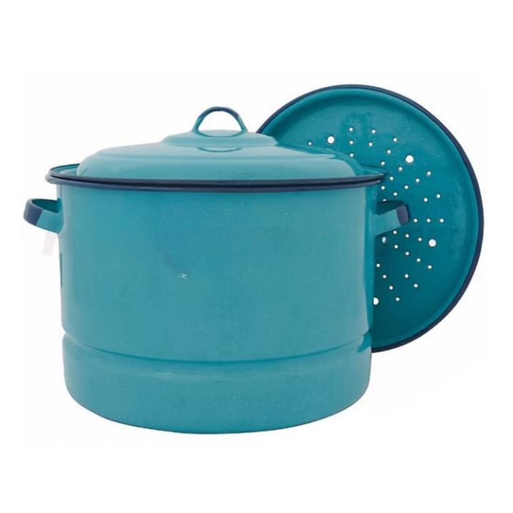 34Qt Steamer Pot w/ Lid & Trivet