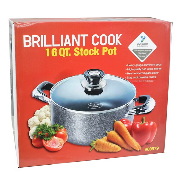 Brilliant Cook 16Qt Stock Pot