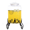 18L (19Qt) Beverage Glass Jar with Rack