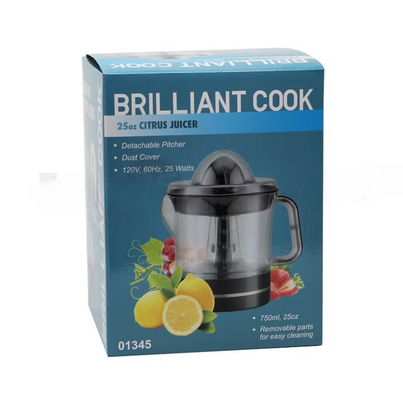 Brilliant Cook Citrus Juicer 0.7L  (Black) - Pack of 12