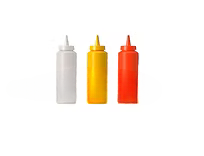 24 oz Wide Mouth Squeeze Bottle 6pc/set