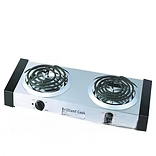 Brilliant Cook Stainless Steel Double Burner – Pack of 4 | Electric Hot Plate