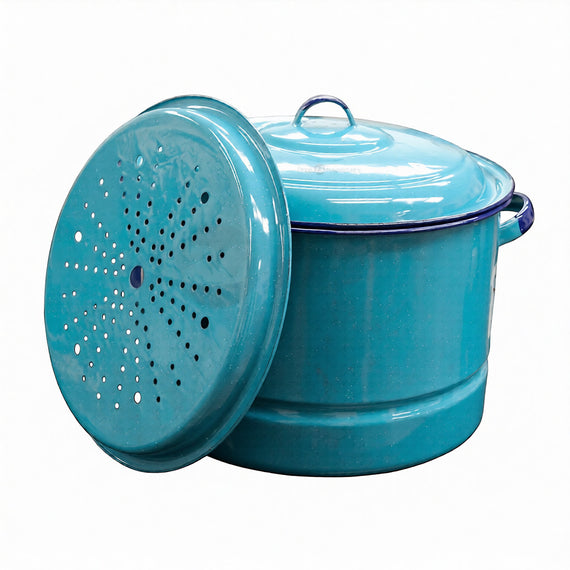 20Qt Steamer Pot w/ Lid & Trivet
