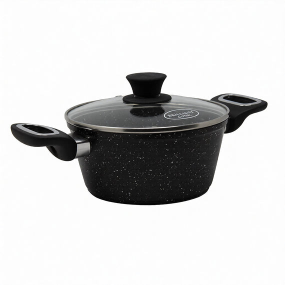 2Qt Marble Sauce Pot (shrinkwrapped)