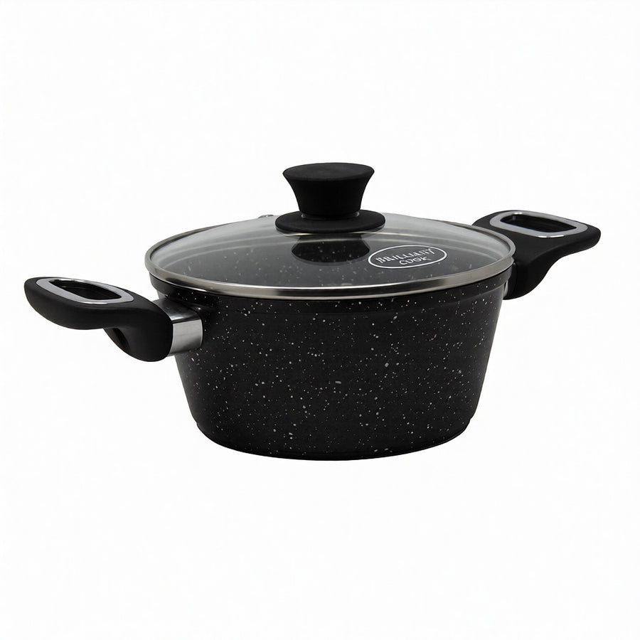 2Qt Marble Sauce Pot (shrinkwrapped)