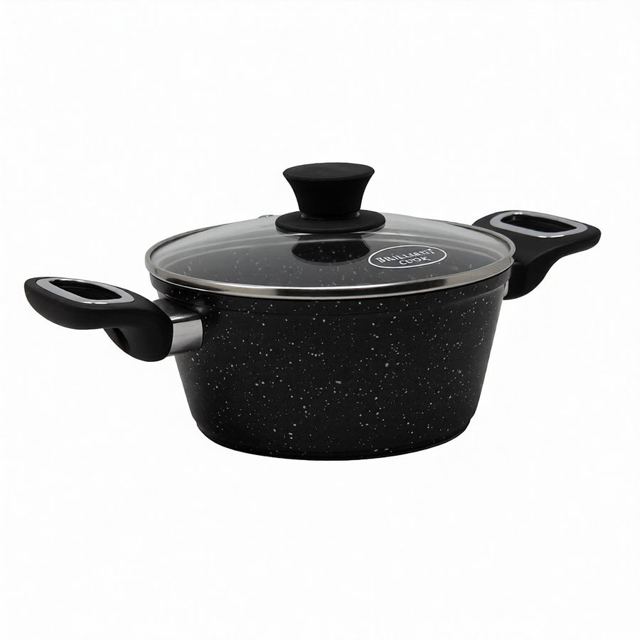 2Qt Marble Sauce Pot