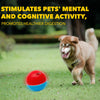 amicus Crazy Ball - 15x100g + 15x300g Treat Dispenser - Dog Toy (Red/Blue)