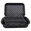 Granite Ware 3Pc Set Bake Broil & Grill Black