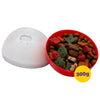 CRAZY BALL Treat Dispenser - Dog Treat Dispensing Ball - Interactive Dog Feeder - Enrichment Toy for Dogs - Slow Feeder - Adjustable - Ideal for Medium and Large-Sized Dogs