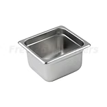 Half Size 4" Deep 22 Gauge Anti Jam Pan