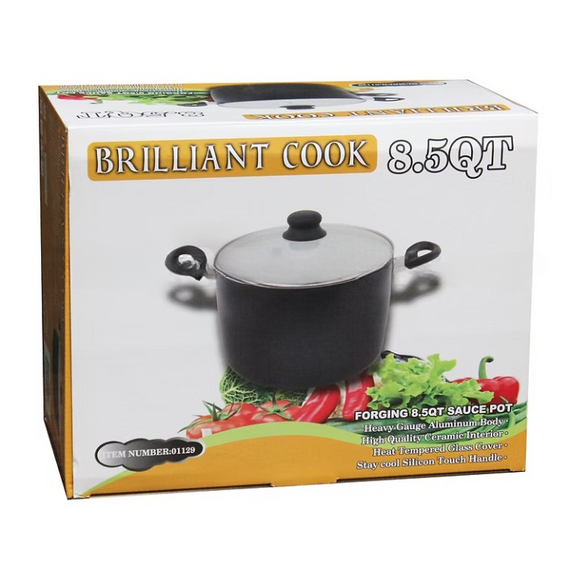 Brilliant Cook 8.5Qt Forging Sauce Pot