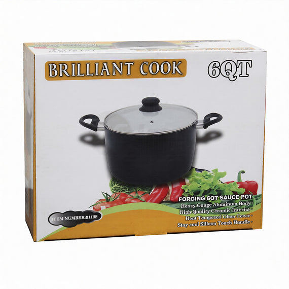 Brilliant Cook 6Qt Forging Sauce Pot