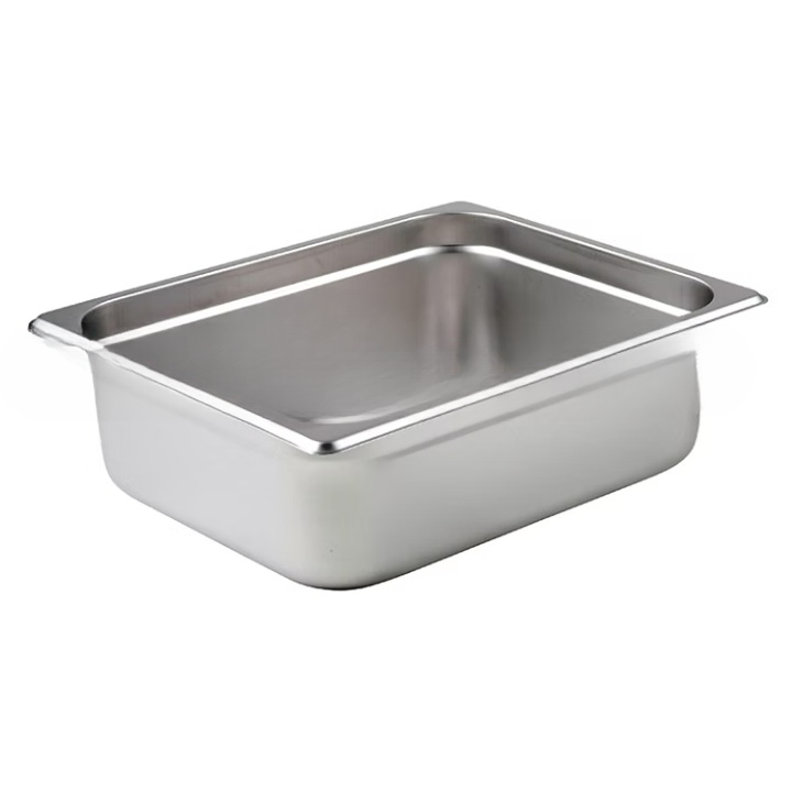 Half Size 4" Deep 22 Gauge Anti Jam Pan