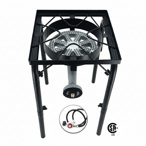 High Pressure Cast Iron Super Burner – Heavy-Duty Welded Commercial Outdoor Stove