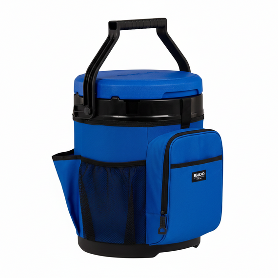 Igloo 5 Gallon Cooler Bucket Blue Sport – Dual-Function Insulated Cooler Seat