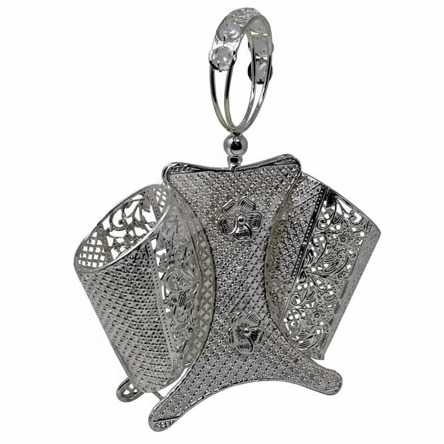 Silverware Holder Silver Plated - Round Handle | Fred 26 Importers