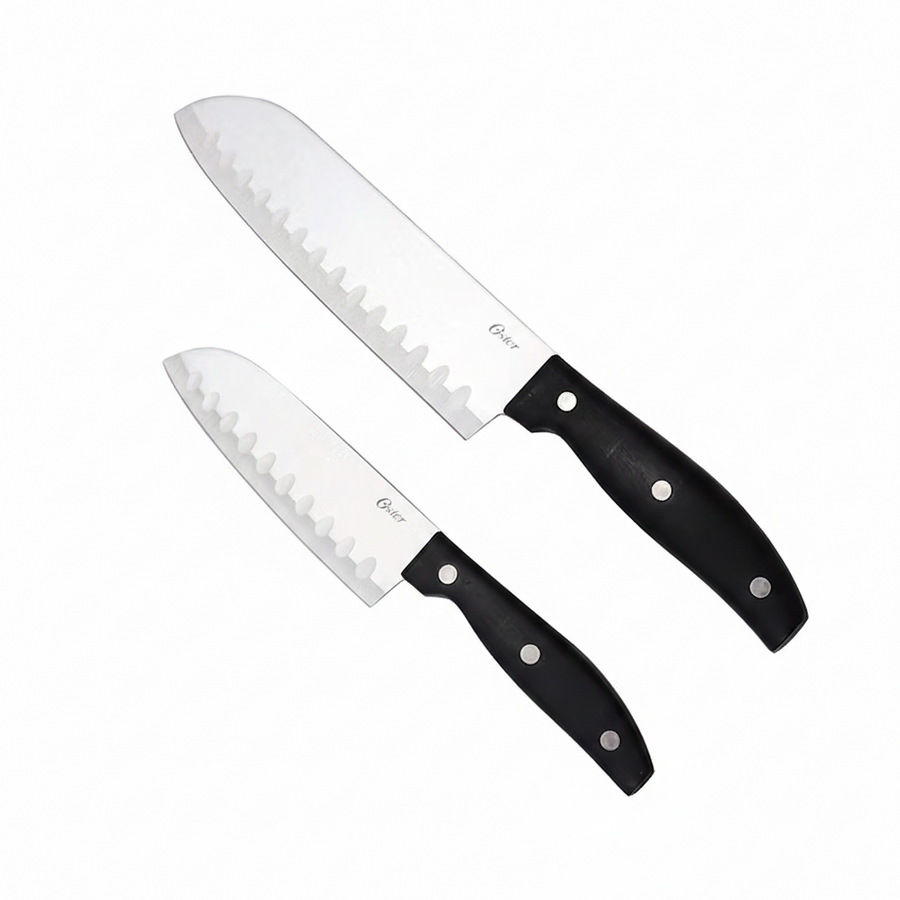 Oster Granger 2-Piece Santoku Knife Set