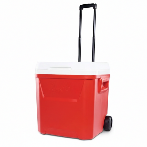 Igloo 60 Quart Laguna Rolling Cooler RED