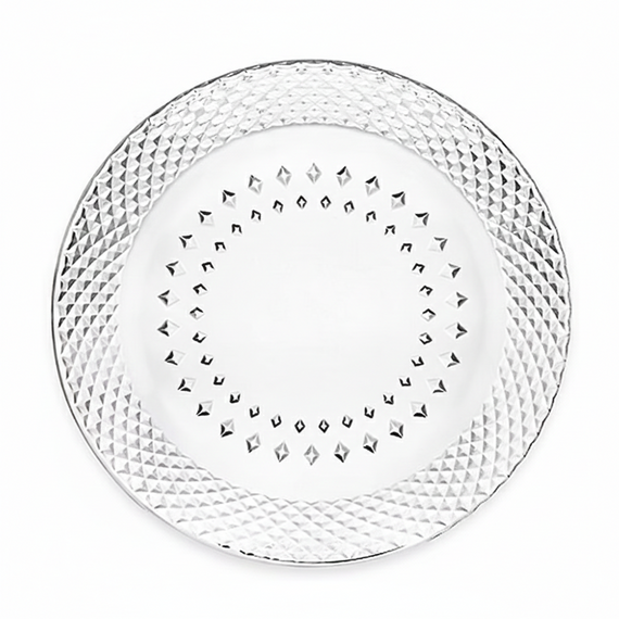 Libbey Montclair 10.6" Glass Dinner Plate