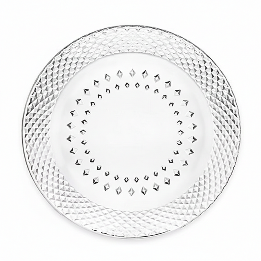 Libbey Montclair 10.6" Glass Dinner Plate