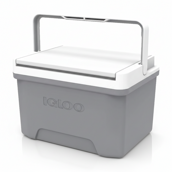 Igloo 9Qt Laguna Cooler Grey/White – Pack of 4 | Insulated Personal Cooler