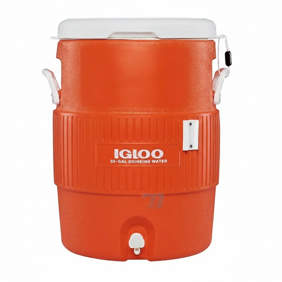 Igloo 10 Gallon Beverage Cooler Orange – High-Capacity Insulated Water Dispenser