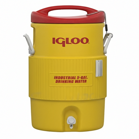 Igloo 5 Gallon Beverage Cooler 400S with Spout Red/Yellow