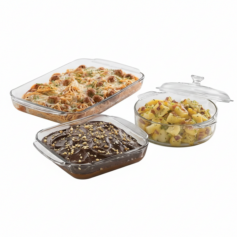 Libbey - Bake 4-pc set (4.3/1.8/2.0QT w/ LID)