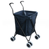 Folding Shopping Cart w/ Blue Bag