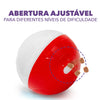 CRAZY BALL Treat Dispenser - Dog Treat Dispensing Ball - Interactive Dog Feeder - Enrichment Toy for Dogs - Slow Feeder - Adjustable - Ideal for Medium and Large-Sized Dogs